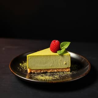 Cheesecake de matcha